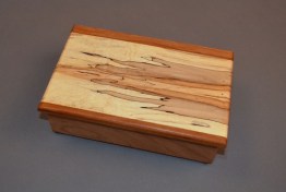 cherry box with spalted top