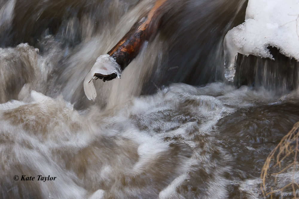 ice and running water