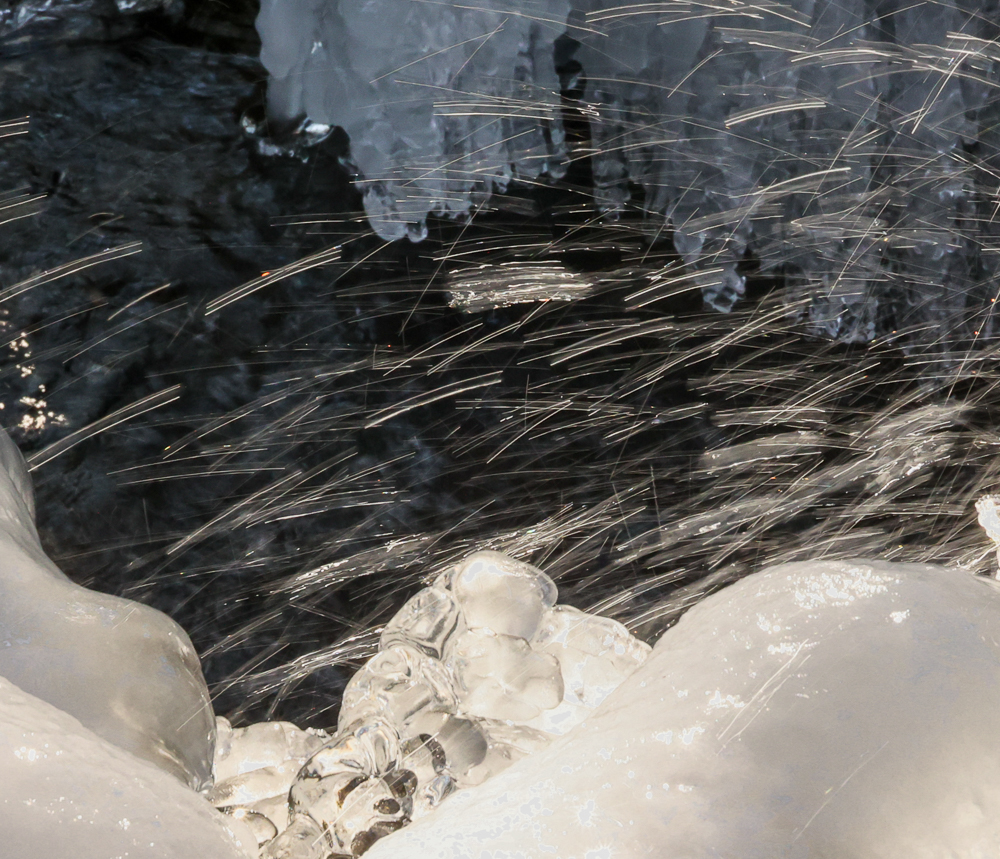 ice in river, photo by Kate Taylor